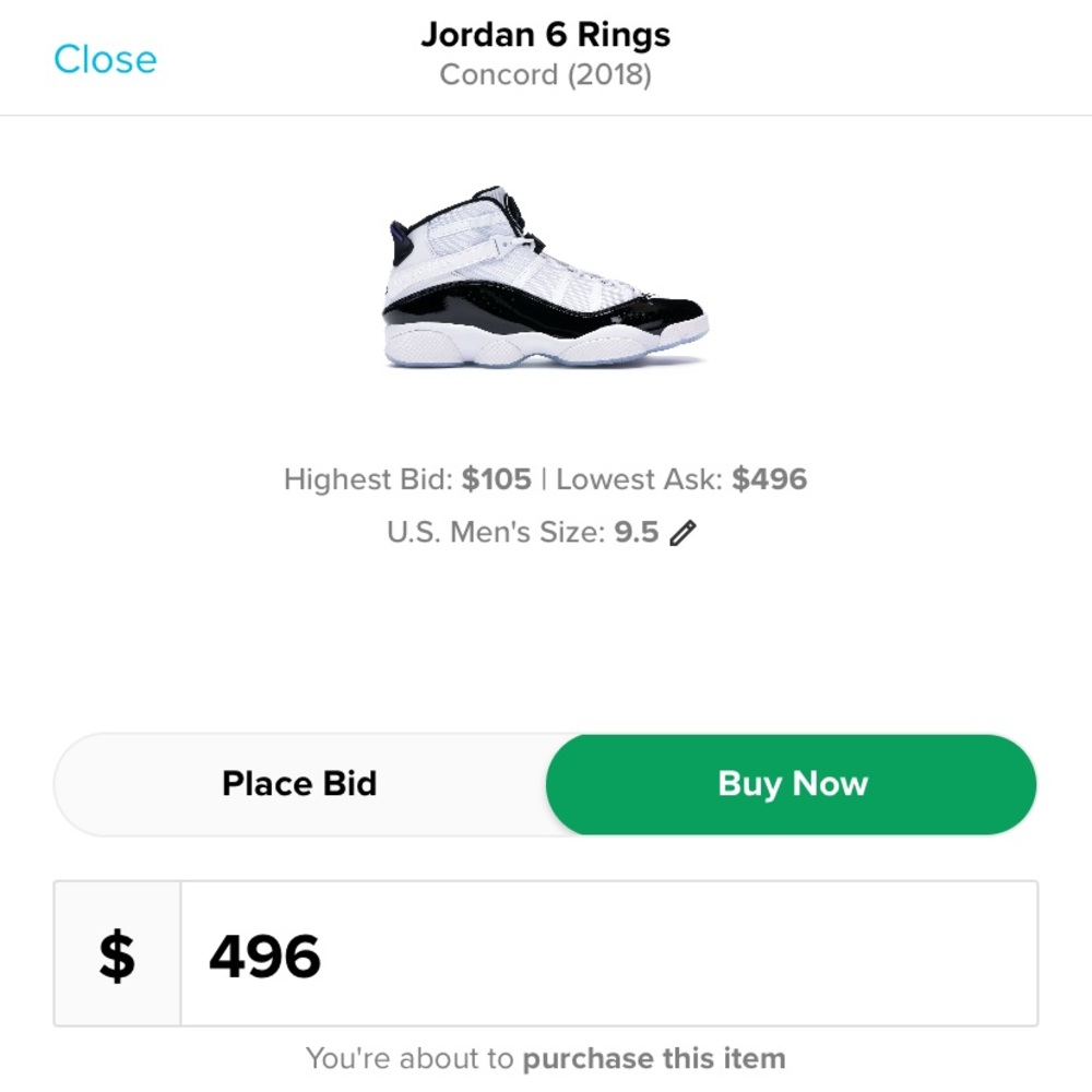 Jordan 6 Rings - Picture 2 of 4